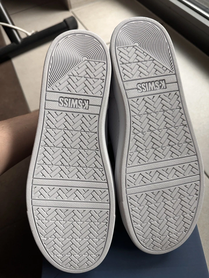 K-Swiss Court Block Herren Sneaker Sportschuh 07411-101-M Weiß, Schuhgröße:42 E - Bild 3 von 4