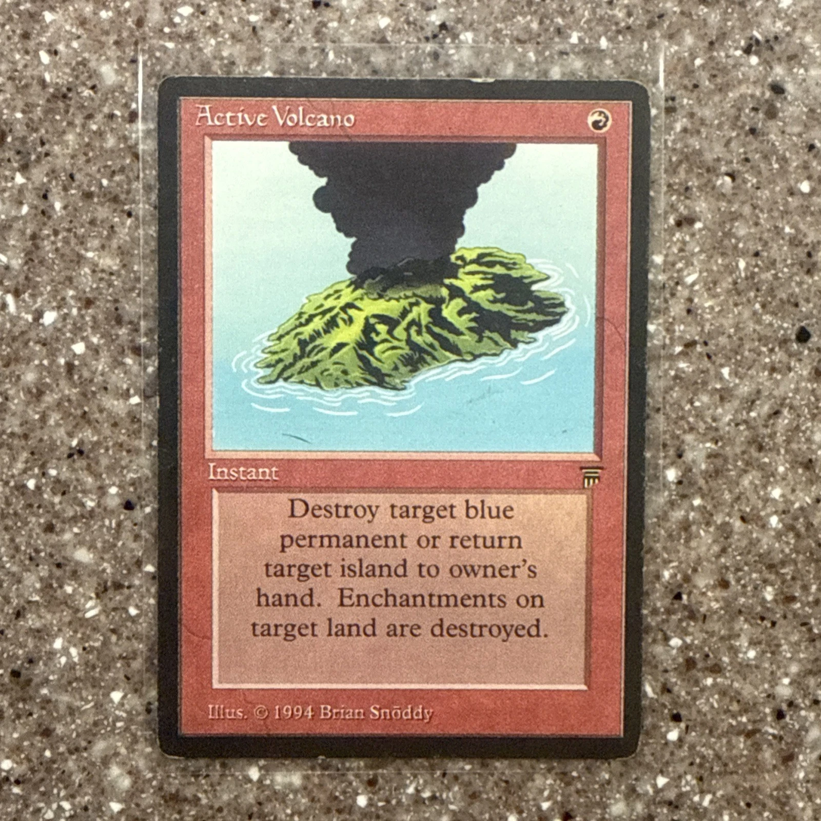 Magic the Gathering ~ MTG ~ 1x Active Volcano ~ LEGENDS ~ M/NM