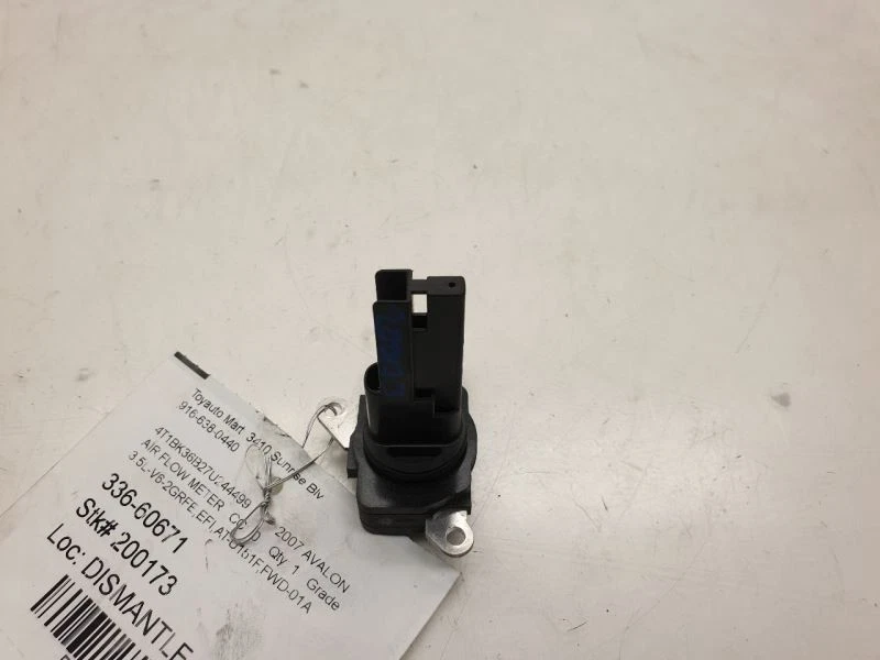 05-12 TOYOTA AVALON 3.5L 6CYL 2GRFE MASS AIR FLOW METER - Image 4 of 4