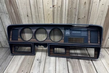81-1993 DODGE RAMCHARGER D150 D250 DASH INSTRUMENT RADIO BEZEL TRIM PANEL WOOD 