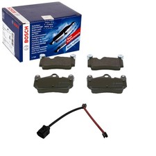 BOSCH BREMSBELÄGE + WARNKONTAKTE HINTEN passend für AUDI Q7 4LB 