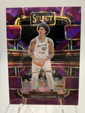 2024 Panini Select WNBA - Concourse Brittney Griner #68 Purple Ice Prizm /149