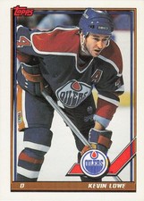 1991-92 Topps #220 Kevin Lowe