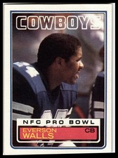 1983 Topps #55 Everson Walls