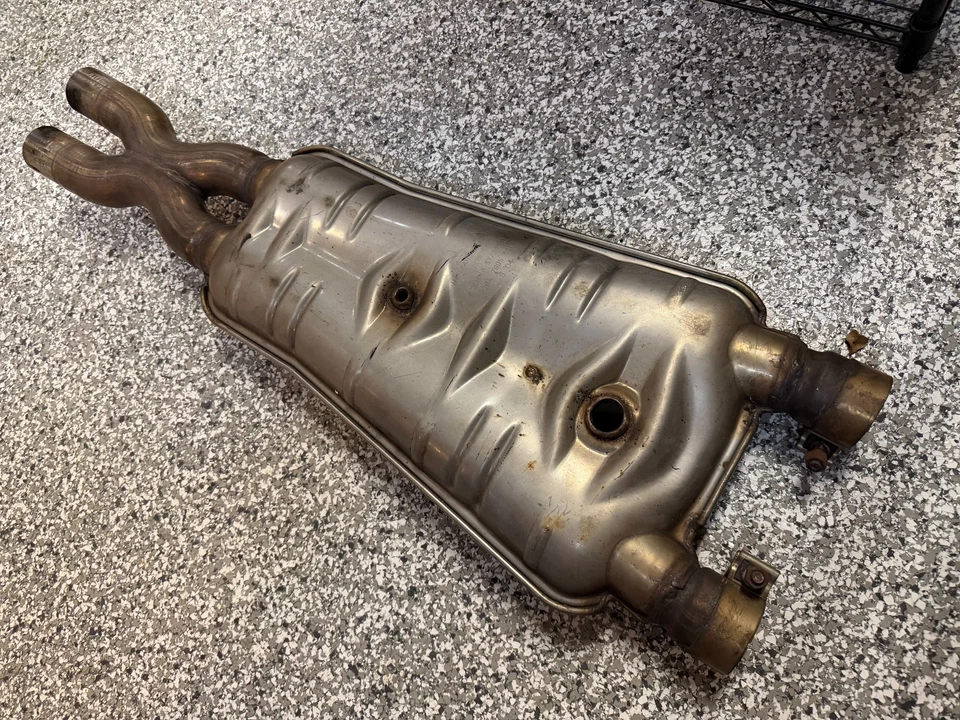 Maserati 4200 M138 Exhaust Central Silencer Resonator xpipe 25k Coupe 187826 OEM - Image 3 of 4