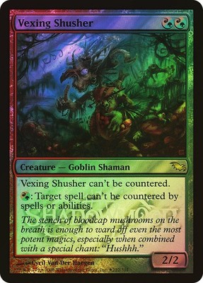 MTG  FOIL Vexing Shusher (Launch)  - Promo #222