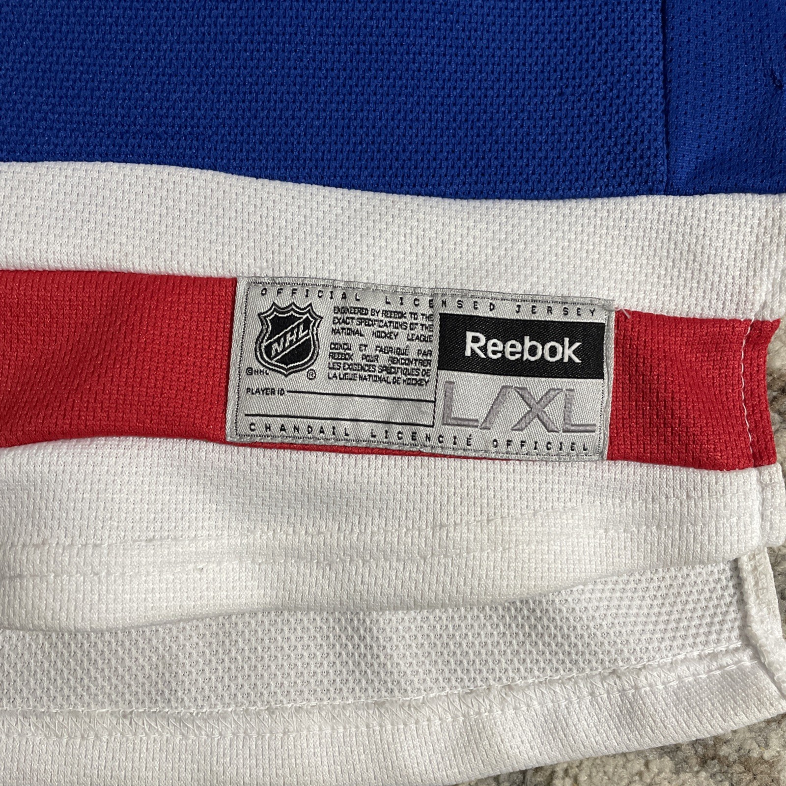 New York Rangers #30 Henrik Lundqvist Youth Hockey Jersey Size  L/XL