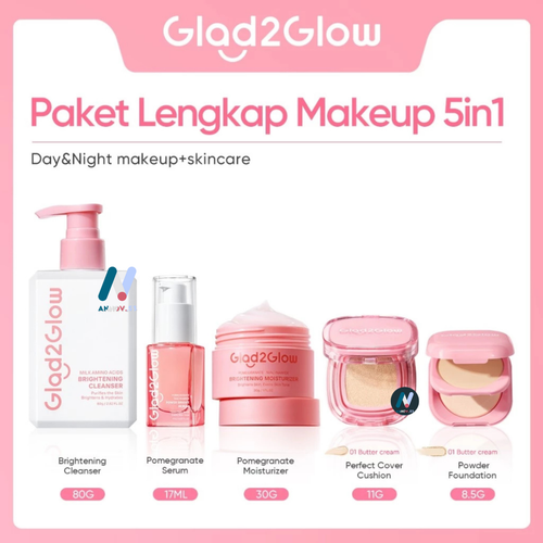 Cojín mate base en polvo desenfocante perfecto GLAD2GLOW maquillaje cuidado de la piel 5 en 1 - Imagen 29 de 44