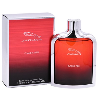JAGUAR CLASSIC RED by Jaguar edt Spray for Men 3.3 / 3.4 oz NEW in BOX