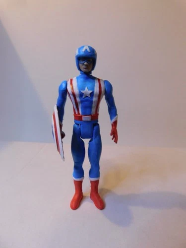 Mego/Kenner Custom Action Figure Reb Brown Captain America 3 3/4" Marvel Comics