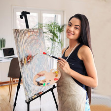 Easel Stand for Sign and Painting: Art Portable Adjustable Metal Tripod Easel...