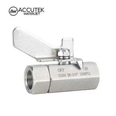 #ad AW® 304 Stainless Steel Mini Ball Valve Female Thread BSPP High Pressure 1500Psi $46.68