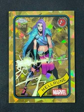 Hellrune 2025 Topps Chrome Marvel Sapphire Edition 1st Gold /50 #199