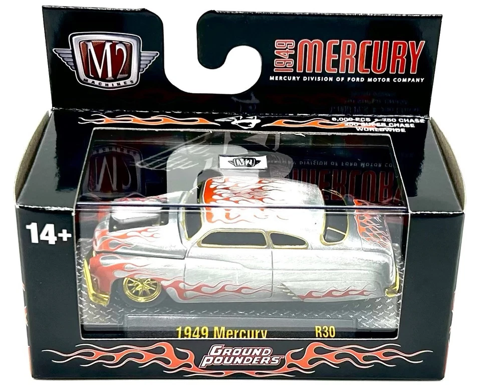 M2 MACHINES SUPER RAW CHASE 1949 MERCURY GROUND POUNDERS R30 2025 1/250 - Image 2 of 2