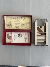 VINTAGE ANTIQUE SWISS MADE ALLEGRO RAZOR BLADE SHARPENER