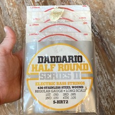 D'Addario Ser. II 1/2 Round Electric Bass Strings Reg Gauge Long Scale .050-.105
