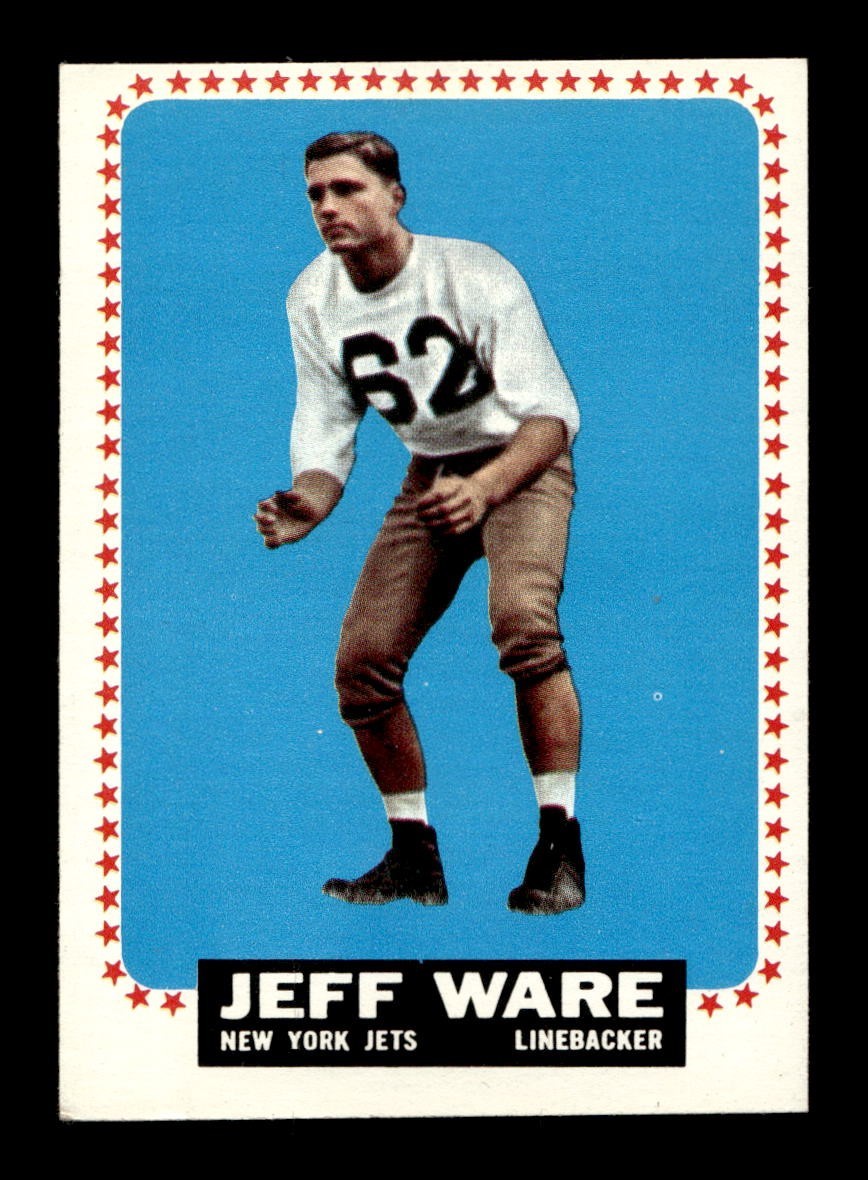 1964 Topps #128 Jeff Ware Jets EX-MT *w8