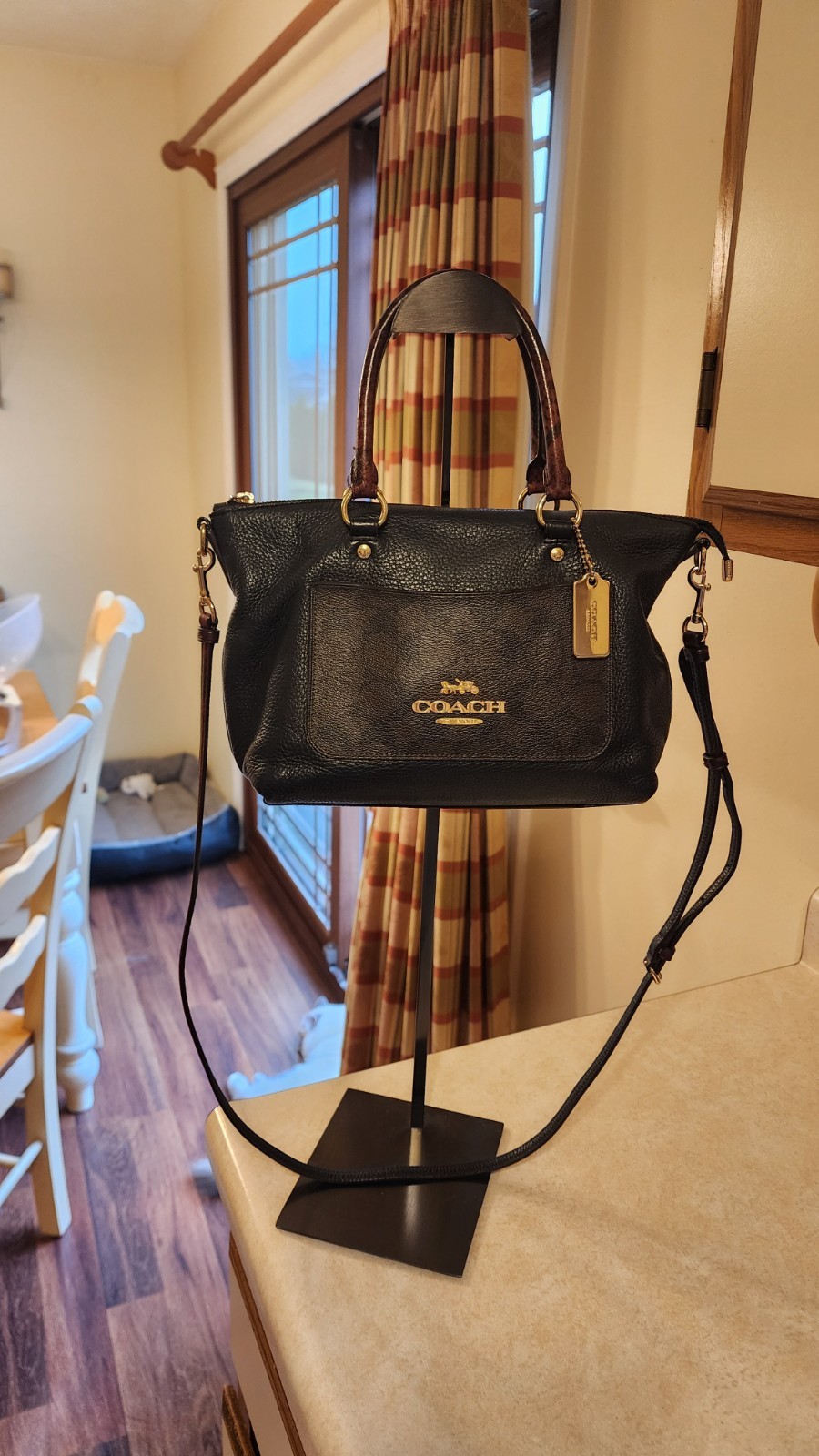 Coach Mini Emma Python Accent Satchel Shoulder Ba… - image 1