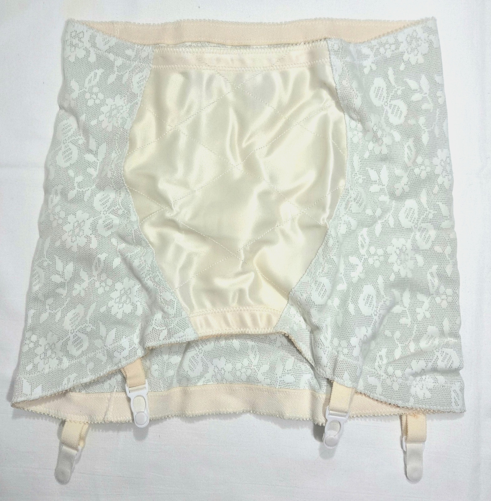 Playtex 18 Hour White Open Girdle Style 2697 Size 2XL