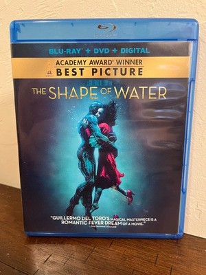 The Shape of Water (2017, Guillermo del Toro) Blu-ray GOOD Fantasy/Romance