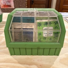 The Greenhouse 1978 Indoor Plant Care/Growing; 720 Cards & Case;