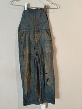 1910s 1 Pocket Low back Overalls Kids Ghost Label Super Nice 