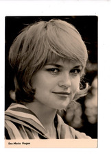 N 129- Autogrammkarte Eva Maria Hagen * unsigniert