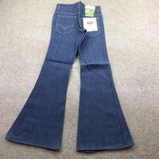 Vintage Levis Big Bell Jeans Womens 25x30 Orange Tab Flare Bell Bottom USA