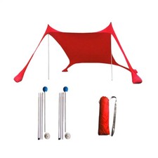 Beach Tent Sun Shelter Portable Sun Shade Canopy Awning For Outdoor Camping