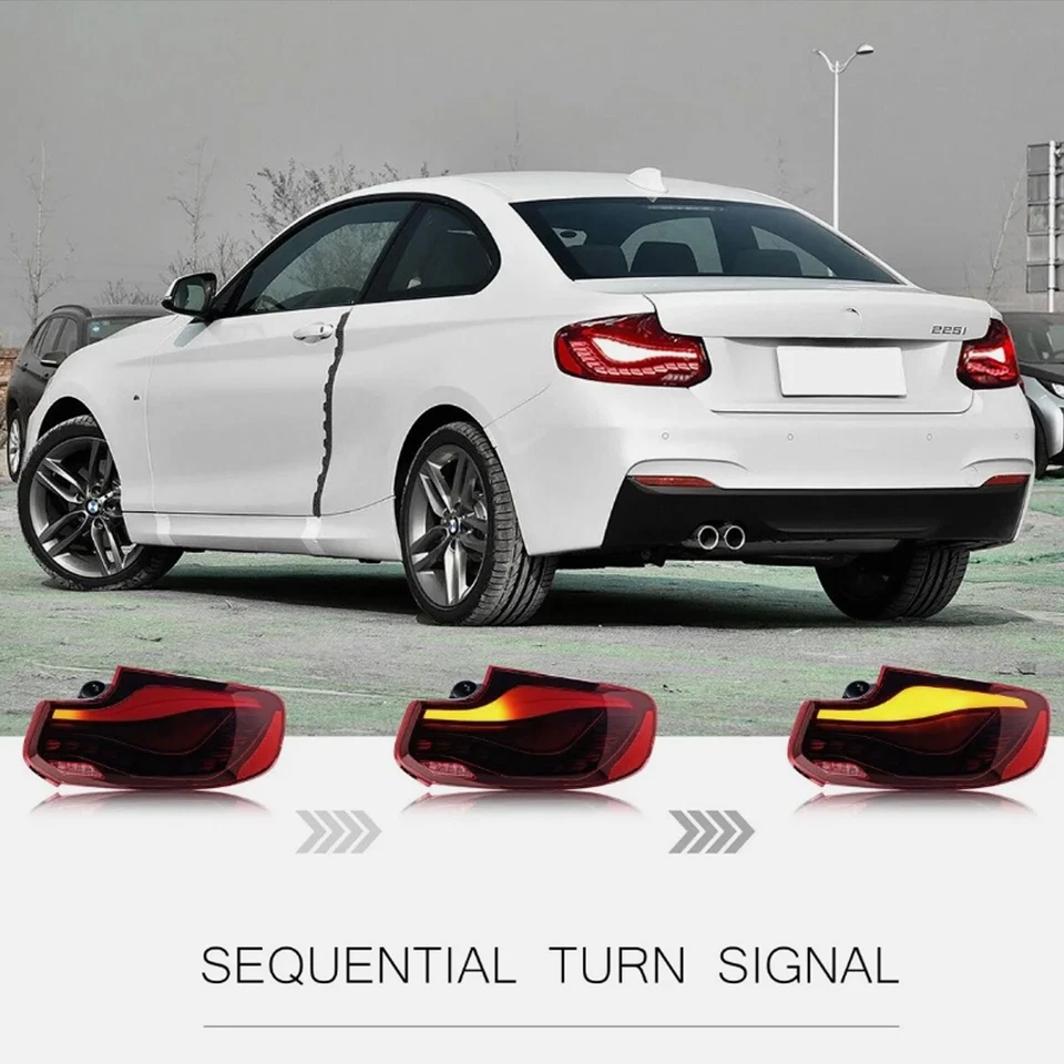 1 par de luces traseras LED GTS para BMW Serie 2 2014-2019 F22 F23 F87 228i 230i M2 Foto 2 de 4