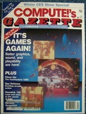 Compute  s Gazette magazine for Commodore Computers - April 1988