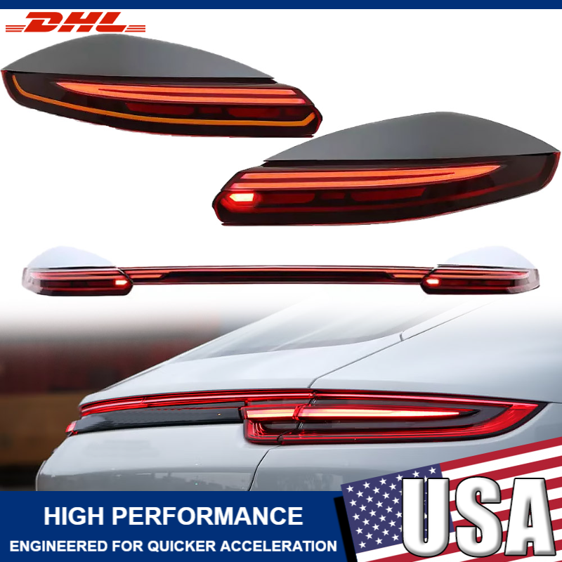Upgrade 971 Style Brake Light LED Rear Tail Light For Porsche Panamera 2010-2016