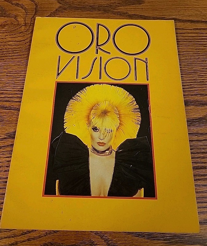 Vintage 1981 ORO VISION Magazine issue 12 hair glamour hairstylist 