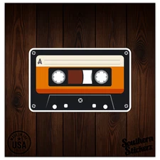 Cassette Tape 80's - Vinyl Decal Sticker - Car Window Laptop - ebn7794