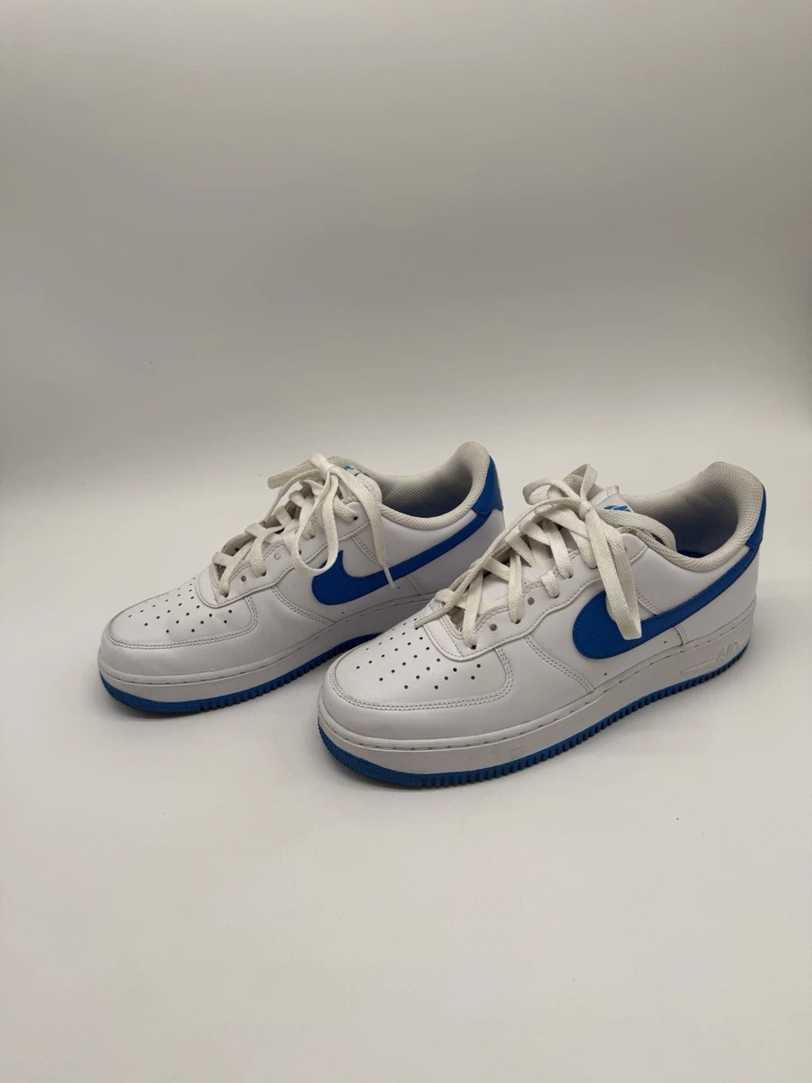 Preços baixos em Nike Air Force 1 Low White Photo Blue | eBay