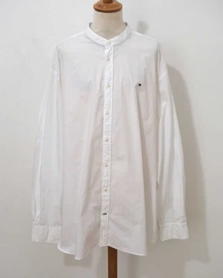 Tommy Hilfiger THEFLEX Herren Hemd Gr. 5XLT Weiß Stehkragen Langarm Stretch - Bild 1 von 4