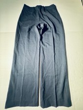 Pre Owned Good Pendleton Dress Pants Slacks Wide Leg Navy Blue Women Size 12