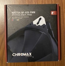 Noctua NF-A20 PWM chromax.black.swap Premium Edition 200mm Quiet Cooling Fan ven