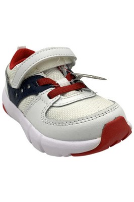 Saucony Toddler's Boy Jazz Lite 2.0 Sneaker White/Navy/Red