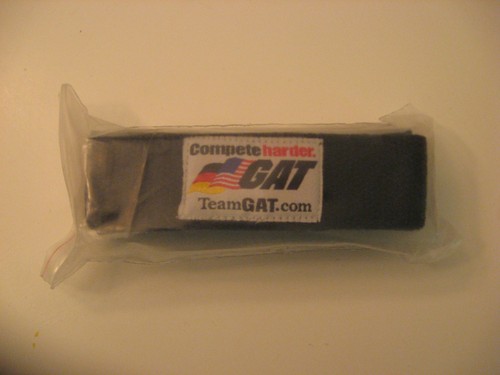 Team Gat Padded Lifting Straps 2 straps 100% cotton Black, New in Bag!!! - Picture 4 of 4