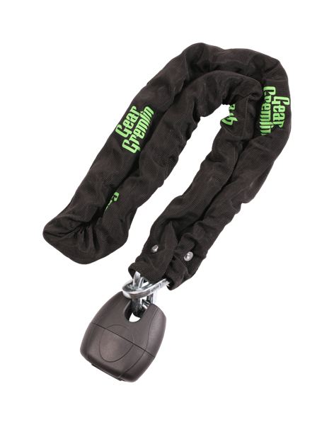 GEAR GREMLIN NIMROD MOTORCYCLE LOCK AND CHAIN - 1.5 MTR - NEXT DAY