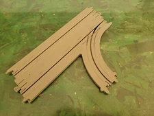 1PC - TYCO US1 ELECTRIC TRUCKING 9 INCH TURNOUT TRACK - NO BROKEN TABS