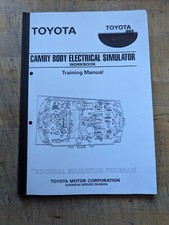 1996 Toyota Camry Body Electrical Simulator Training Manual Workbook