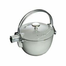 STAUB France Teekessel Wasserkessel 16,5 cm aus Gusseisen graphitgrau