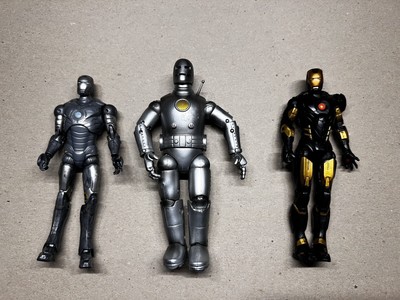 Marvel Legends LOT IRON MAN Mark II Armor 2006 1st App Silver Suit  Marvels Now