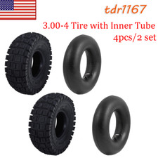 2PC Heavy Duty 3.00-4 260x85 10x3'' Tire Inner Tube Electric Scooter Pocket Bike