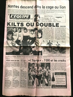 journal l'équipe du 03/01/83 PARIS DAKAR RUGBY RIVES ET