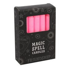 SPELL CANDLES BOX OF 12 VARIOUS  COLOURS WITCH PAGAN