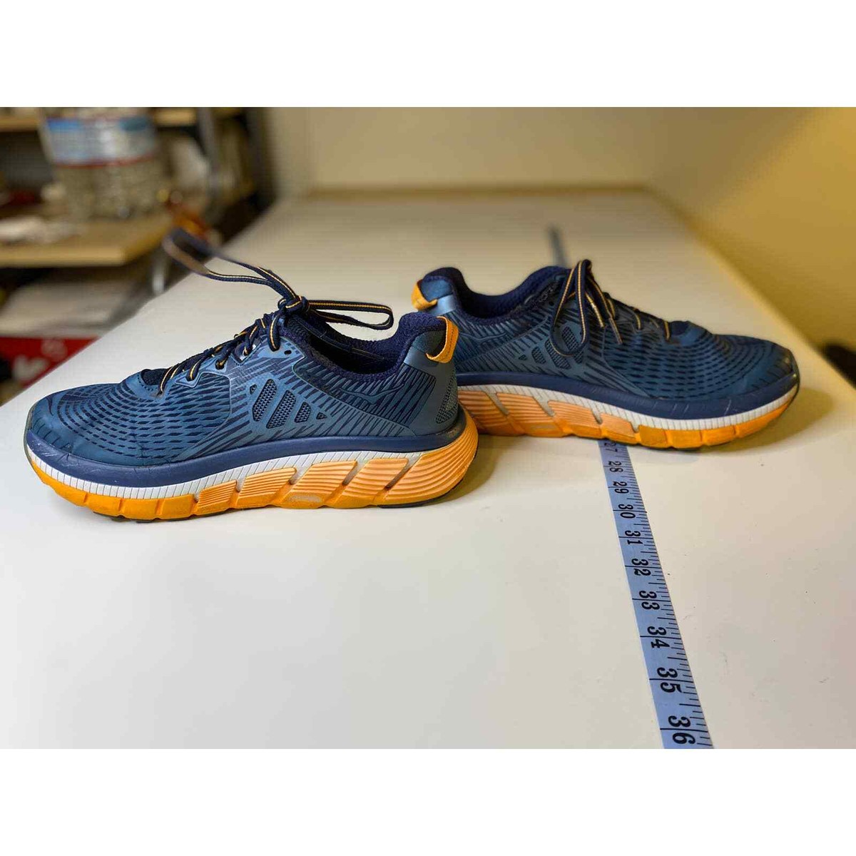 Hoka One One Gaviota Mens Blue Running Active Sneaker Size 8.5 Eu 42 HOKA Men main image 3