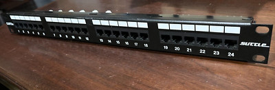 Suttle CAT 5e 24 Port  Patch Panel 19''